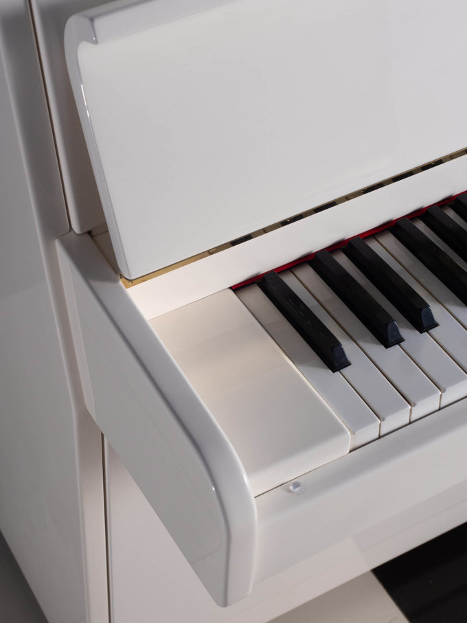 Пианино Ronisch De Luxe белое, полированное